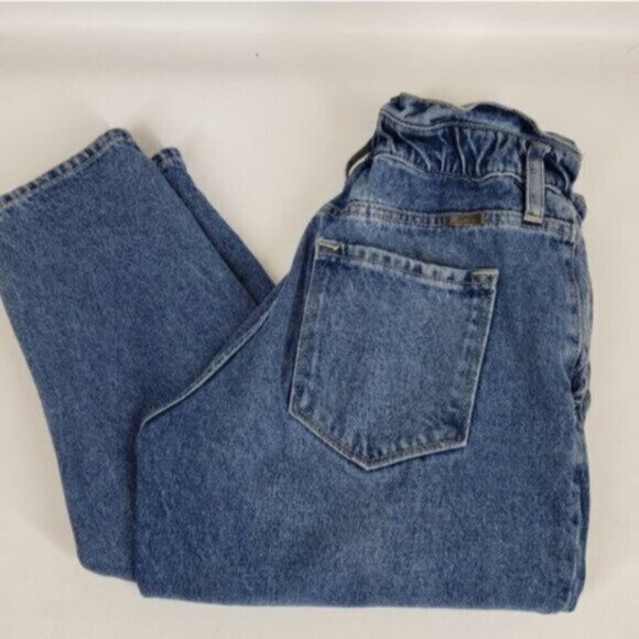 Kancan Estilo Paperbag Jeans Light Medium Wash Hi Rise Size 27 - Picture 8 of 12